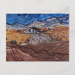 Cartão Postal Paisagem Perto de Santo-Rémy, Vincent van Gogh Fin