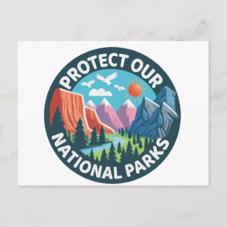 Cartão Postal Paisagem Proteja Nossos Parques Nacionais