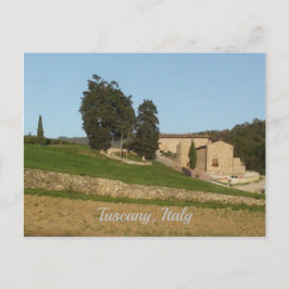 Cartão Postal Paisagem russa em tons de ouroToscana Itália