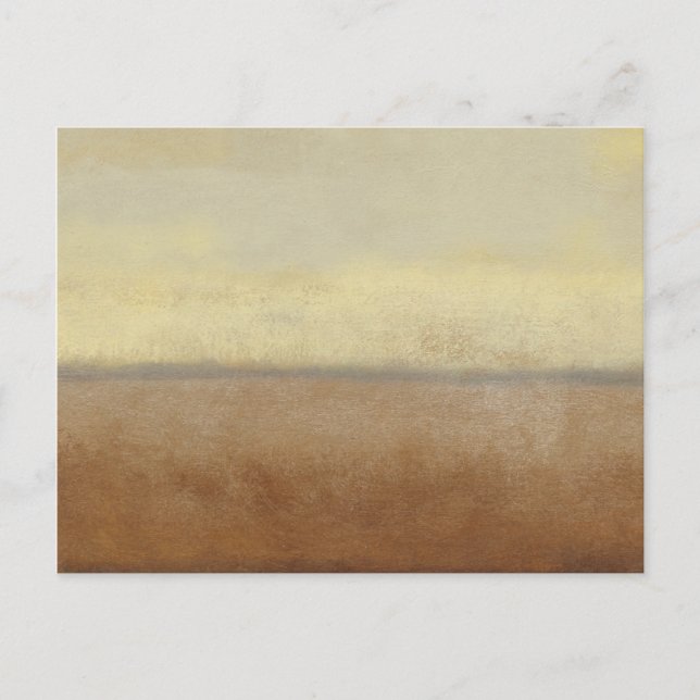 Cartão Postal Paisagem Solitária do Deserto por Norman Wyatt (Frente)