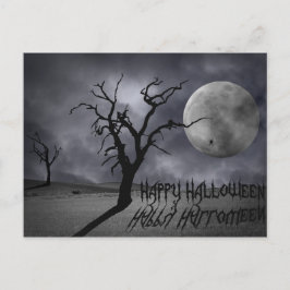 Cartão Postal Paisagem Spooky Halloween