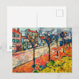 Cartão Postal Paisagem Suburbana | Maurice de Vlaminck |