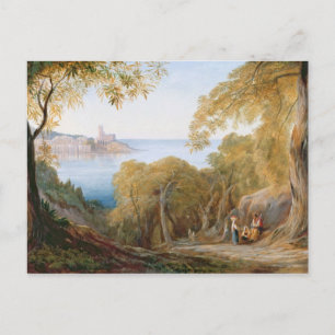 Cartão Postal Paisagem T33412 com Vista de Lerici, 1880