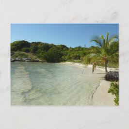 Cartão Postal Paisagem tropical bonita de antiguan Beach