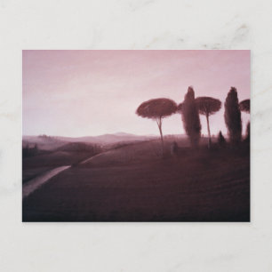 Cartão Postal Paisagem Tuscana 1992