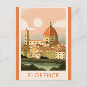 Cartão Postal Paisagem urbana de Florença