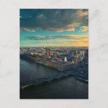 Paisagem Urbana de Londres ao Pôr do Sol