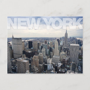 Cartão Postal paisagem urbana de Nova Iorque
