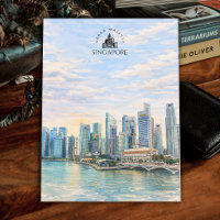 Paisagem Urbana de Singapura | Paisagem em Aquarel