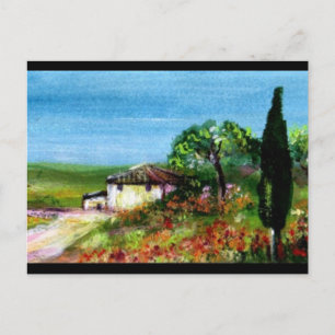 CARTÃO POSTAL PAISAGENS DA TOSCANA