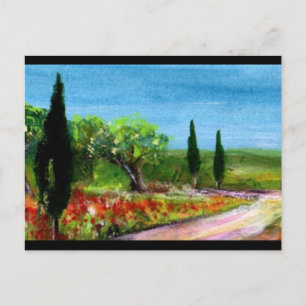 CARTÃO POSTAL PAISAGENS DA TOSCANA