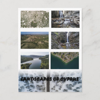 Cartão Postal Paisagens de Chipre postais