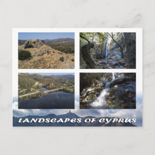 Cartão Postal Paisagens de Chipre postais