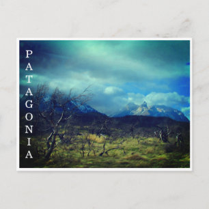 Cartão Postal paisagens de patagonia dusk