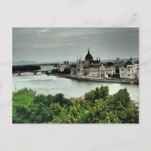 cartão postal paisagístico maravilhoso do budape
