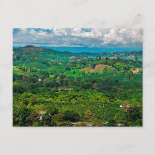Cartão Postal Paisaje del café