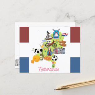 Cartão Postal Países Baixos