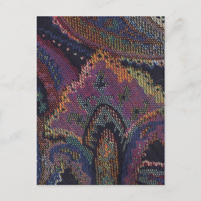 Cartão Postal Paisley Purple (Frente)