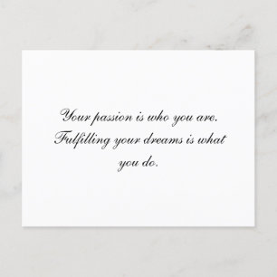 Cartão Postal Paixão