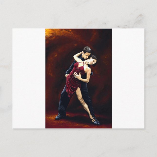 Cartão Postal Paixão de Tango (Frente)