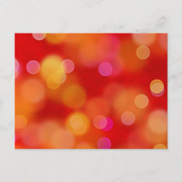 Cartão Postal Paixão pelo padrão de Natal (vermelho)