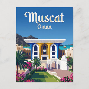 Cartão Postal Palácio Al Alam Omã