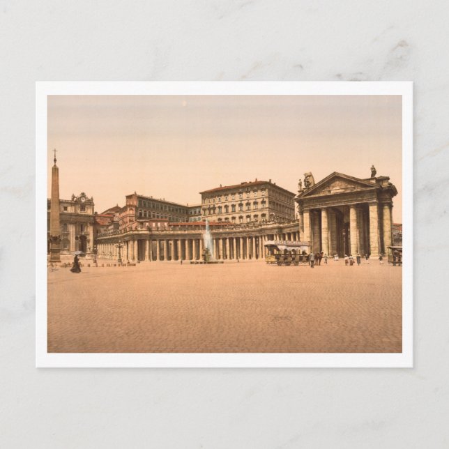Cartão Postal Palácio Apostólico, Cidade Vaticano (Frente)