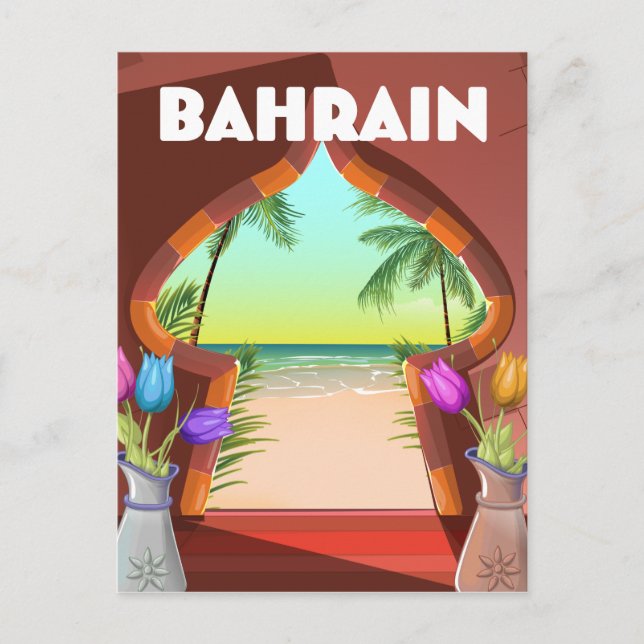 Cartão Postal Palácio Bahrein (Frente)