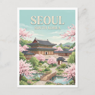 Cartão Postal Palácio Changdeokgung Seul Coreia do Sul