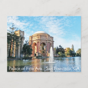 Cartão Postal Palácio das belas artes - San Francisco