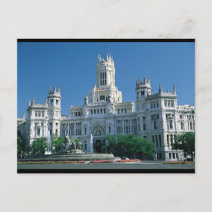 Cartão Postal Palácio das Comunicações de Madrid