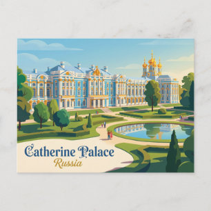 Cartão Postal Palácio de Catarina Rússia