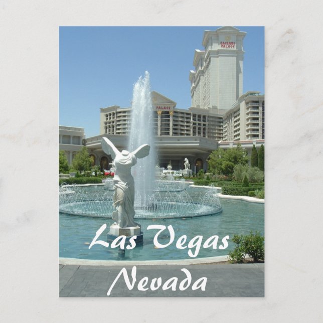 Cartão Postal Palácio de Cesars Las Vegas (Frente)