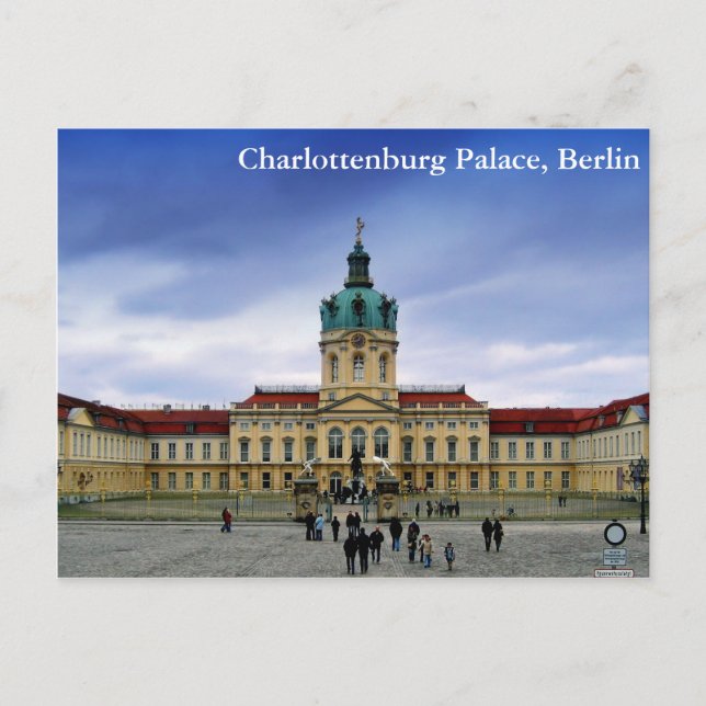 Cartão Postal Palácio de Charlottenburg, Berlim (Frente)