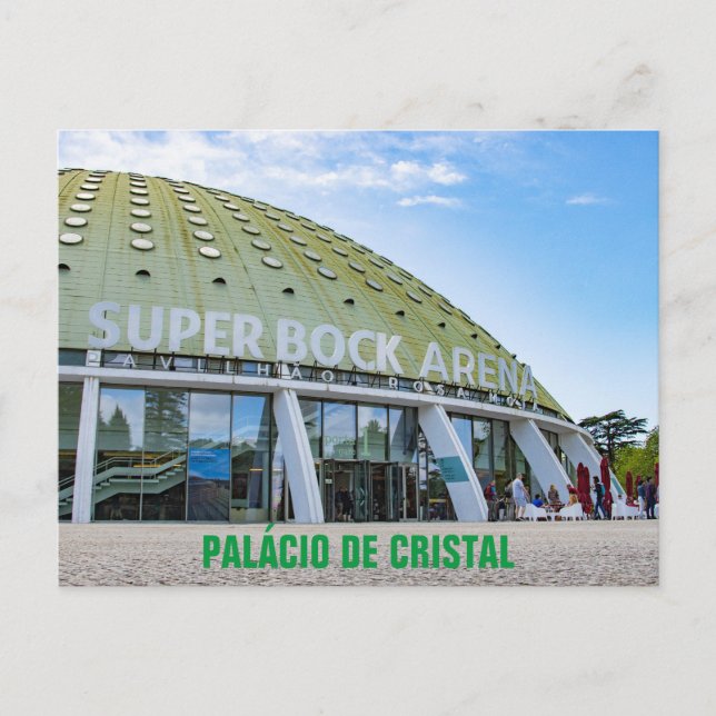 CARTÃO POSTAL PALÁCIO DE CRISTAL (Frente)