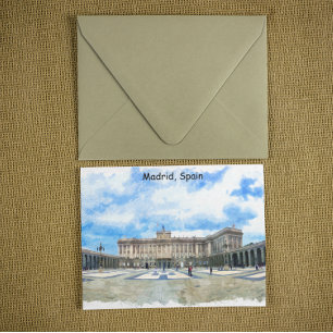Cartão Postal Palácio de Espanha de Madrid
