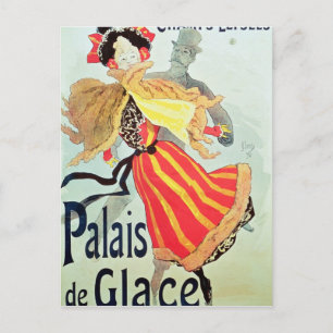 Cartão Postal Palácio de Gelo", Champs Elysee, Paris, 1893