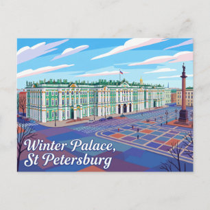 Cartão Postal Palácio de Inverno Rússia