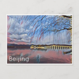 Cartão Postal palácio de verão beijing arte