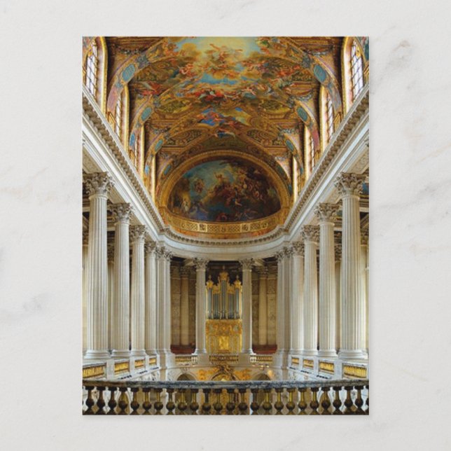 Cartão Postal Palácio de Versalhes (Frente)