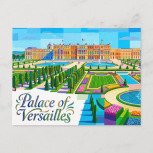 Cartão Postal Palácio de Versalhes França
