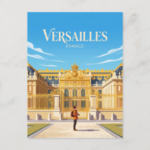 Cartão Postal Palácio de Versalhes França