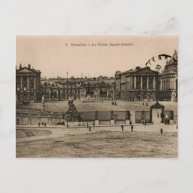 Cartão Postal Palácio de Versalhes Grande Trianon França 1920 (Frente)