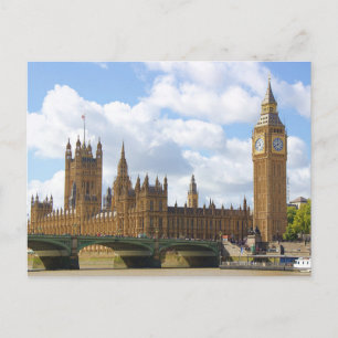 Cartão Postal Palácio de Westminster 