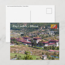 Palácio do rei em Thimphu - Butão