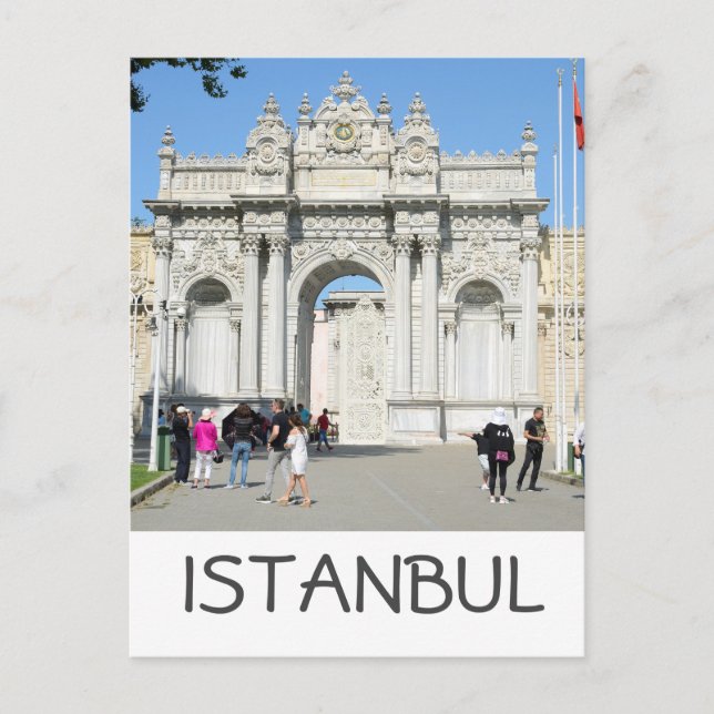 Cartão Postal Palácio Dolmabahçe, Istambul (Frente)