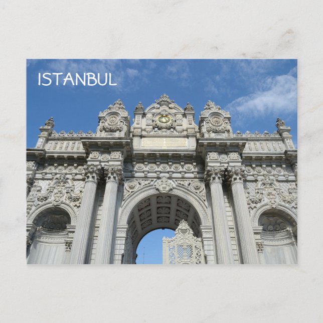 Cartão Postal Palácio Dolmabahçe, Istambul (Frente)