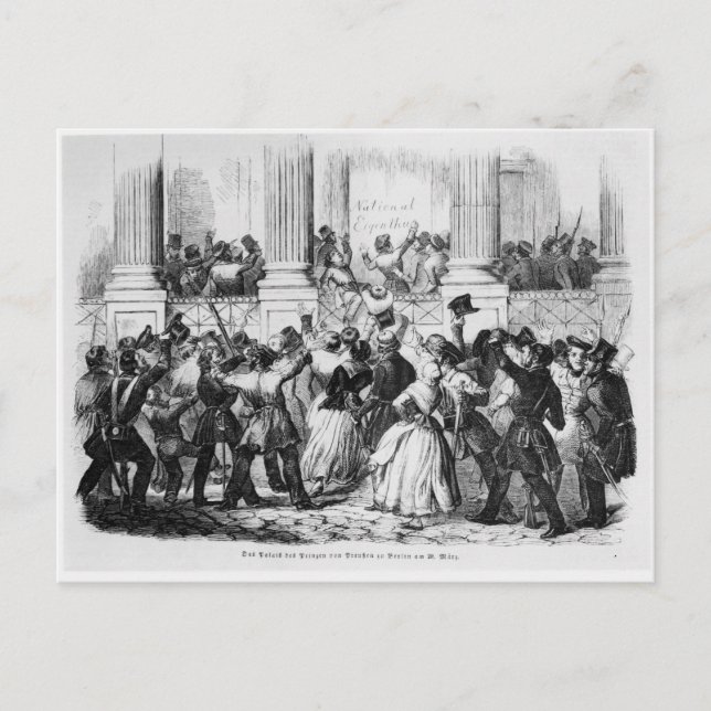 Cartão Postal Palácio dos Príncipes da Prússia em Berlim (Frente)