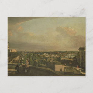 Cartão Postal Palácio e Jardim de Kaunitz, Viena, 1759/60