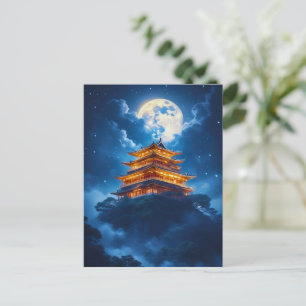 Cartão Postal Palácio Lunar nas Montanhas Celestiais